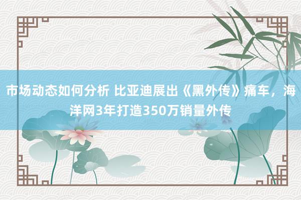 市场动态如何分析 比亚迪展出《黑外传》痛车，海洋网3年打造350万销量外传