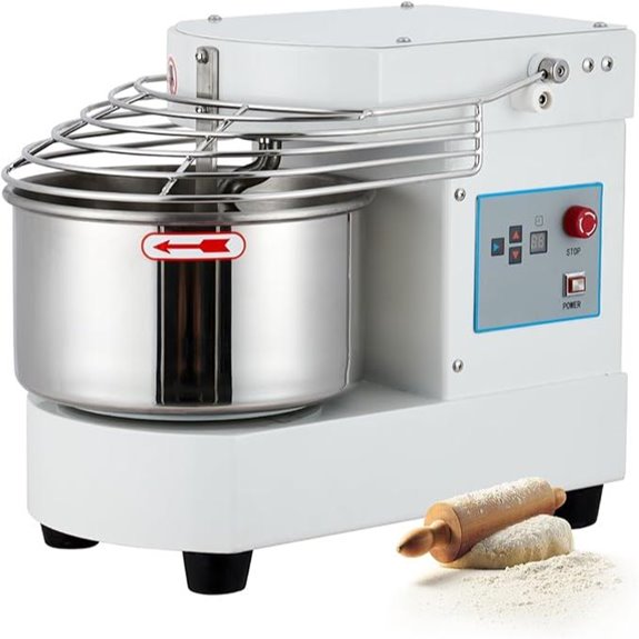 Commercial 10.5 Qt Touch Screen Dough Mixer