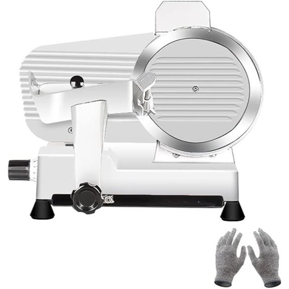 10 inch adjustable meat slicer