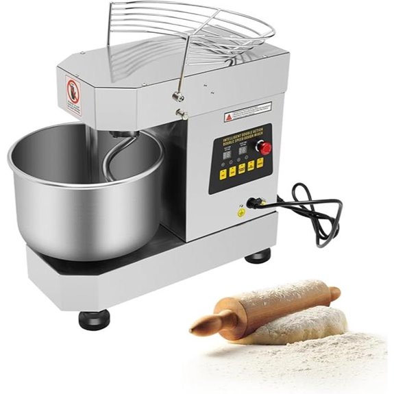 Commercial Spiral Dough Mixer 10L 750W
