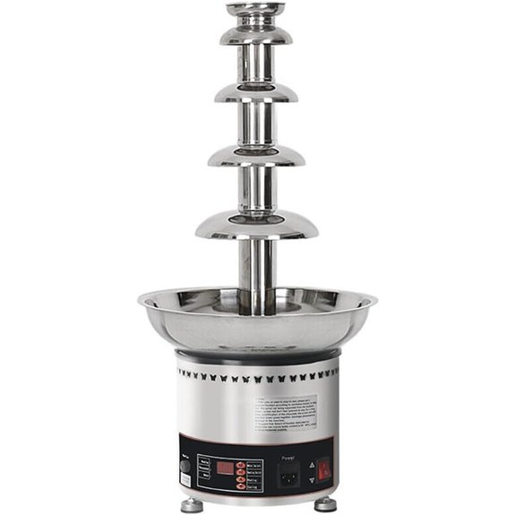 Chocolate Fountain 110V 5-Tier Digital Melting Machine