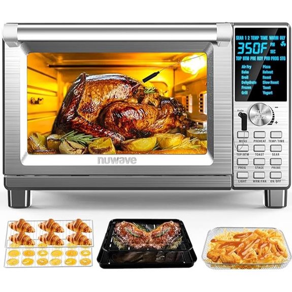 Nuwave Bravo Air Fryer Toaster Oven 12-in-1