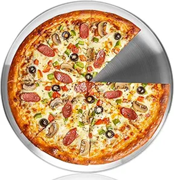 12-Inch Stainless Steel Pizza Pan (1 Pack)