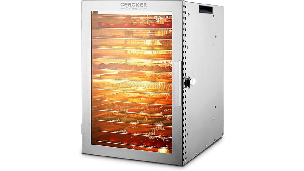 12 tray food dehydrator