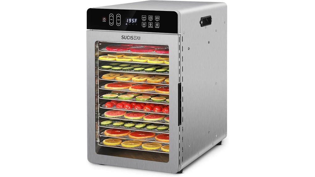 12 tray food dehydrator