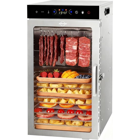 Food Dehydrator Machine 18Tray with Timer and Temperature