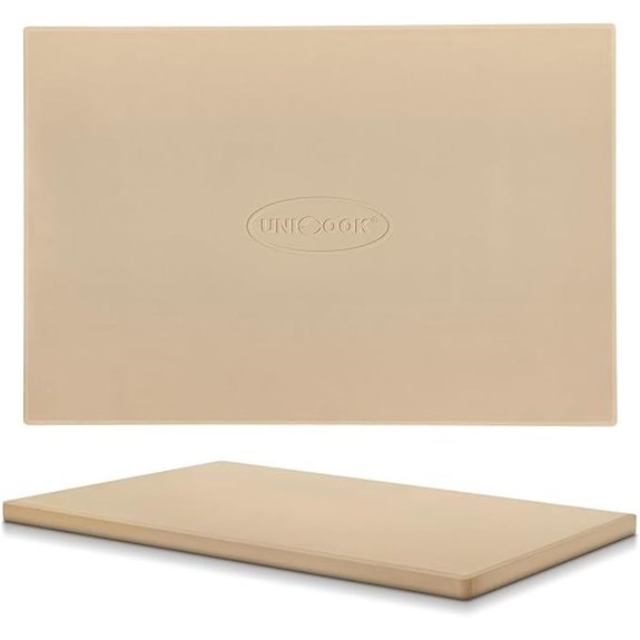 Unicook 20-Inch Rectangular Pizza Stone for Baking