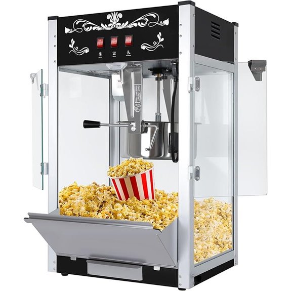 Commercial 20 Oz Popcorn Maker with Steel Frame