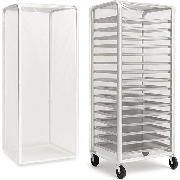 Bun Rack Cover Waterproof Dustproof 20 Tier