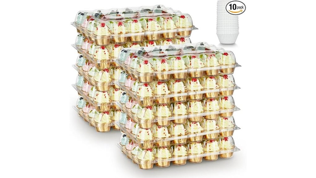 24 cupcake carrier set