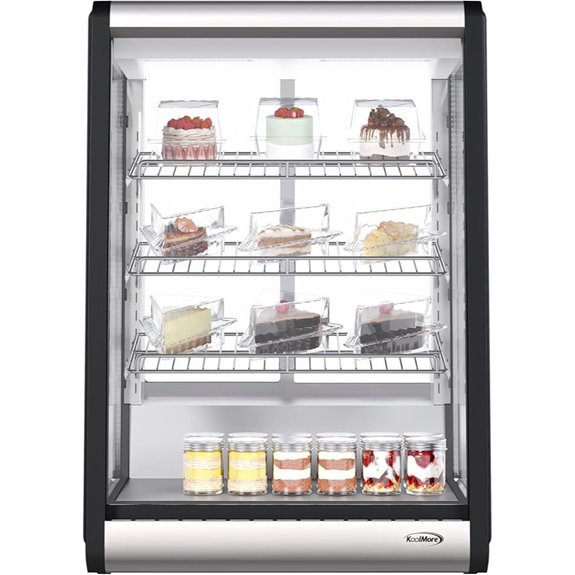 KoolMore 24-Inch 4-Tier Bakery Display Refrigerator