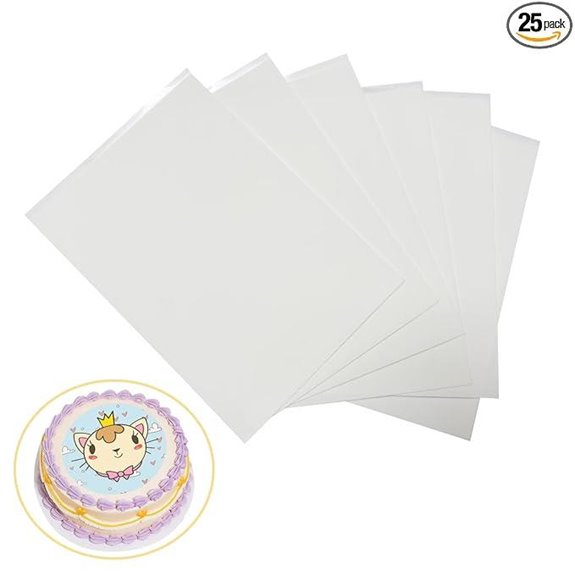 Edible Frosting Sheets (25 pcs) for Cake & Cookies