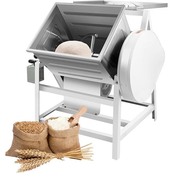 Commercial 30QT Dough Mixer with Tilt and Bowl