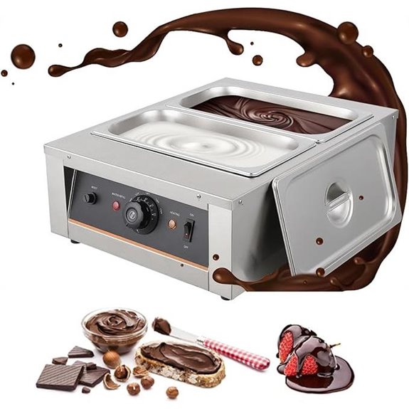 Chocolate Tempering Machine with 3.3L Tanks