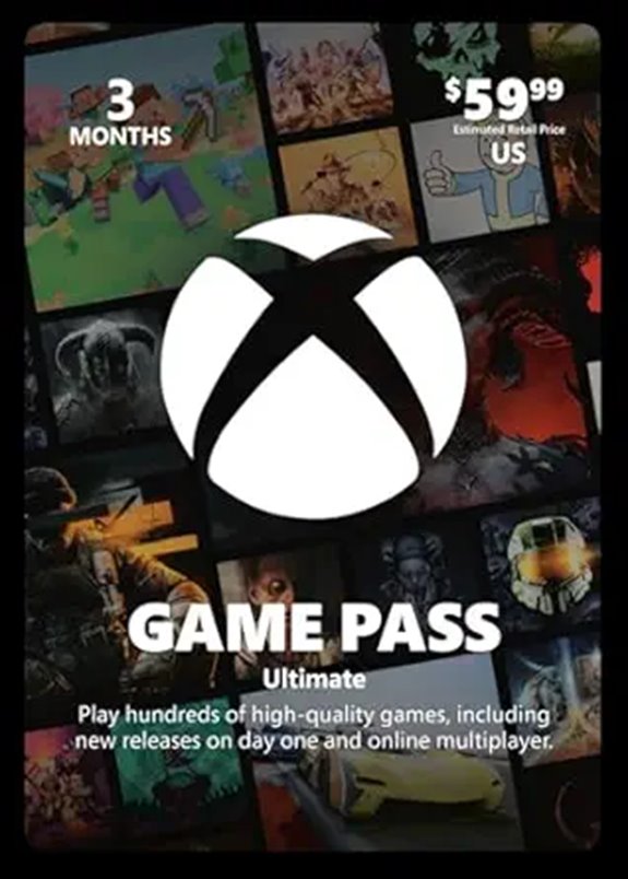 Xbox Microsoft Game Pass Ultimate - 3 Months Gift Card $59.99