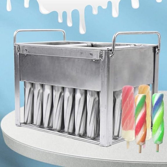 40 PCS Stainless Steel Popsicle Molds Set