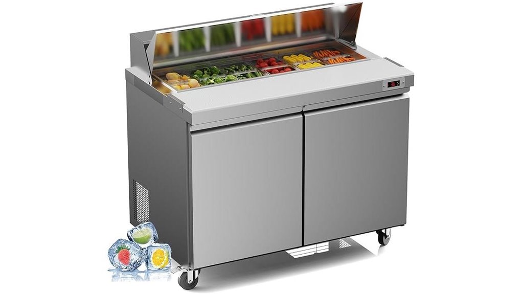 48 inch salad refrigerator