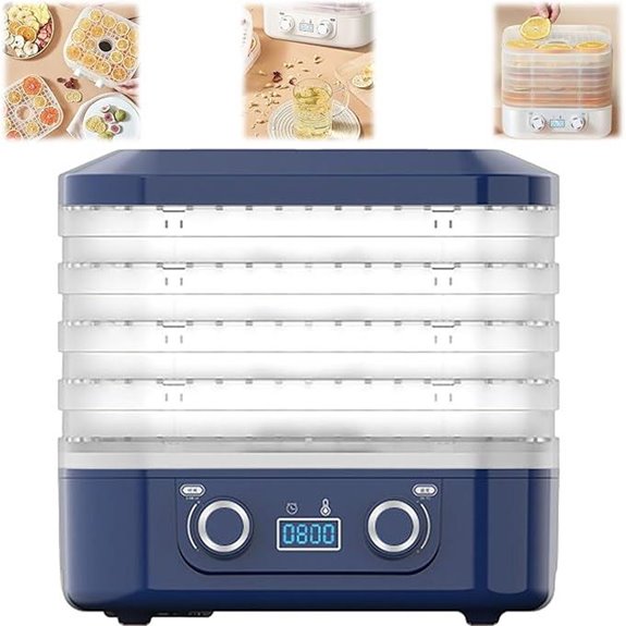 Food Freeze Dryer Machine with 5 Trays and Digital Display