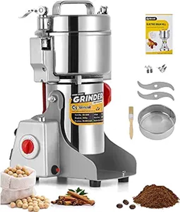 CGOLDENWALL 700g Electric Grain & Spice Grinder