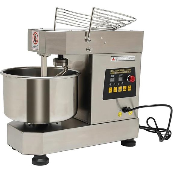 Commercial 750W Dough Mixer with Adjustable Speed