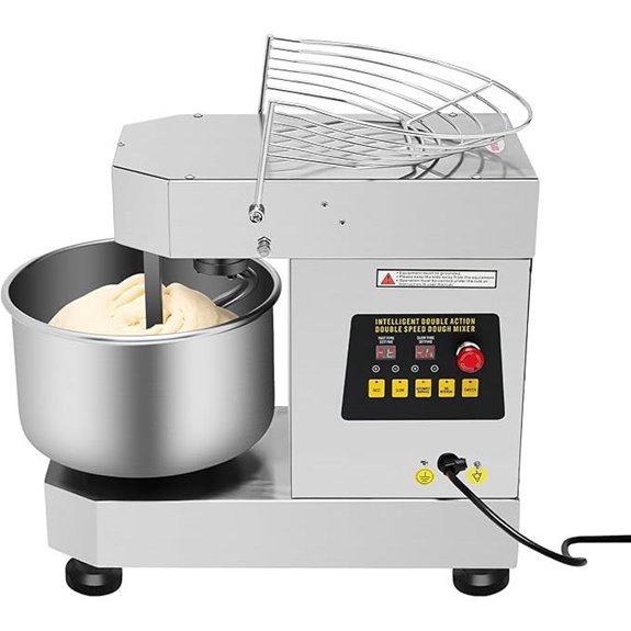 10Qt 750W Commercial Spiral Dough Mixer
