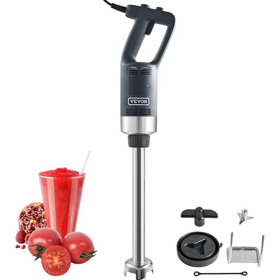 VEVOR 750W Commercial Immersion Blender with Stainless Steel Blade