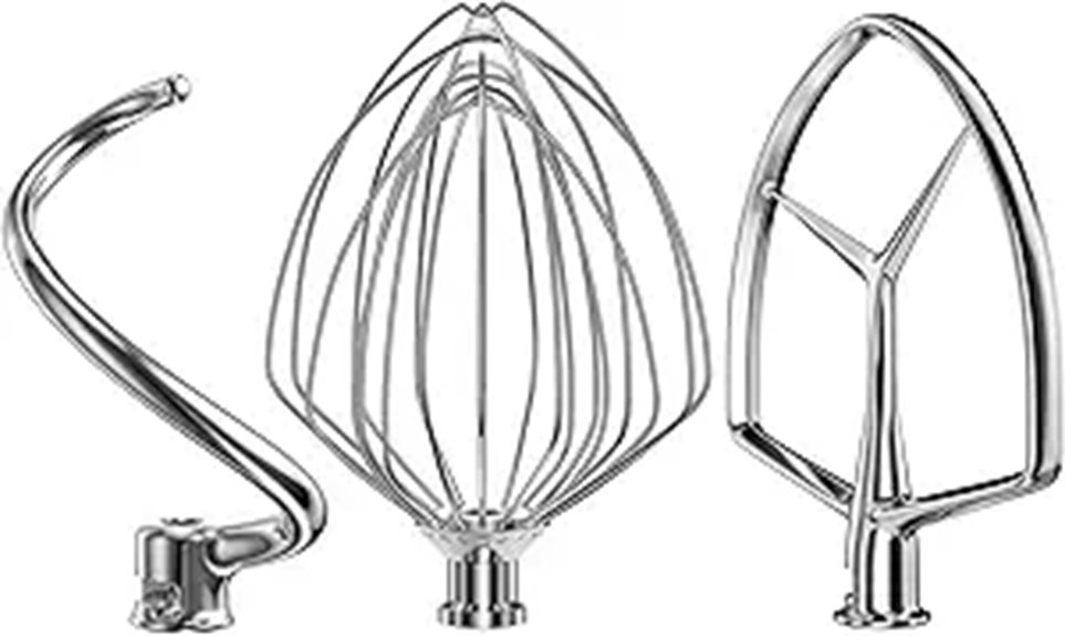 KitchenAid 7 Qt Stand Mixer Attachments Set (3-Piece)