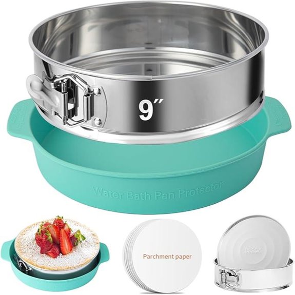 9-Inch Stainless Steel Springform Cake Pan