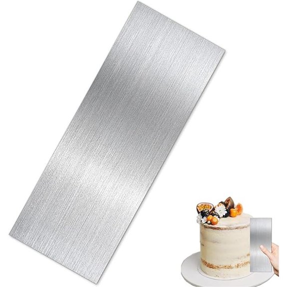 9-Inch Stainless Steel Cake Icing Scraper