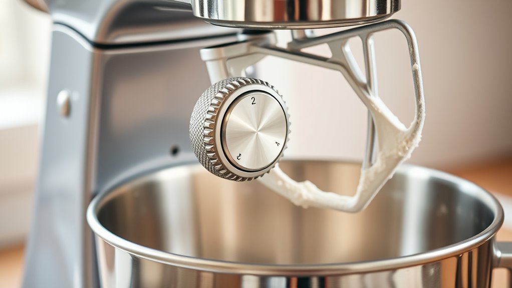 adjust mixer speed properly