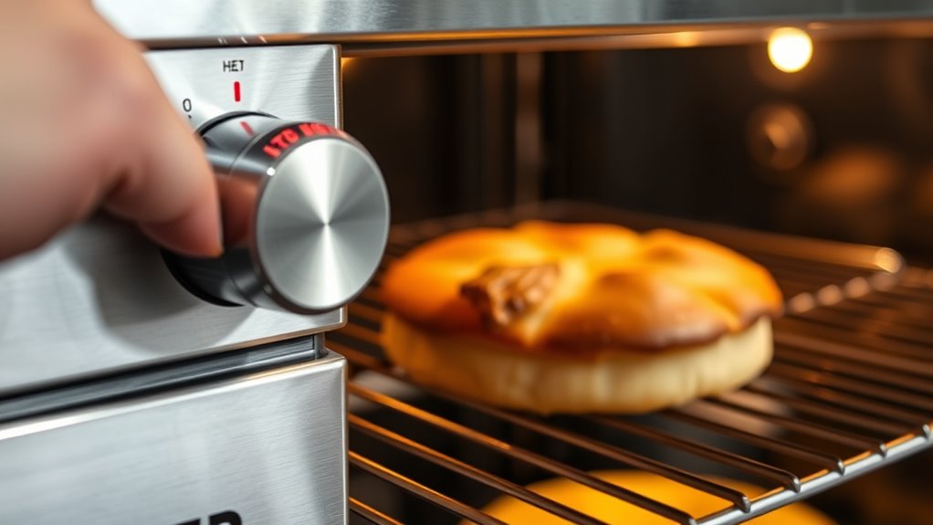 adjust oven use convection