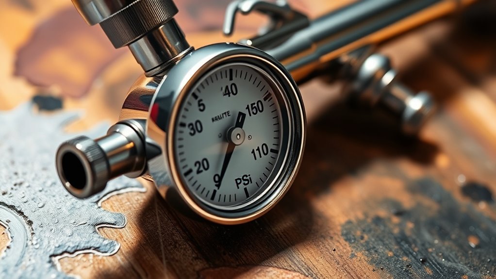 adjust psi for paint viscosity