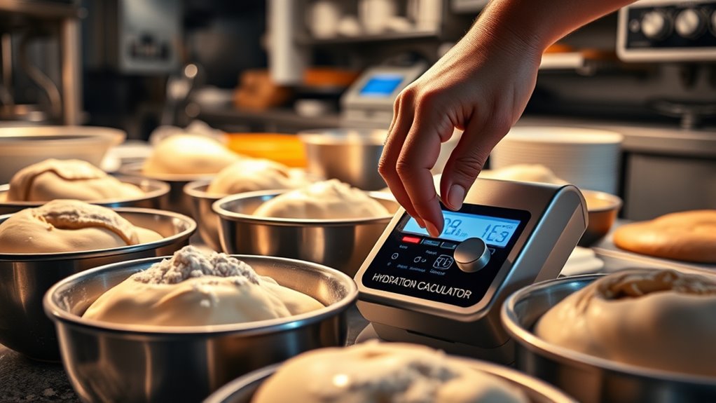 adjust water for dough