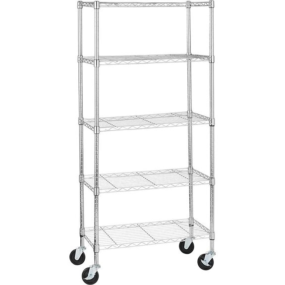 Amazon Basics 5-Shelf Adjustable Storage Shelving Unit