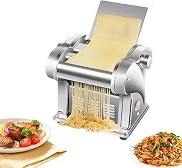 Electric Pasta Maker Machine with Adjustable Thickness