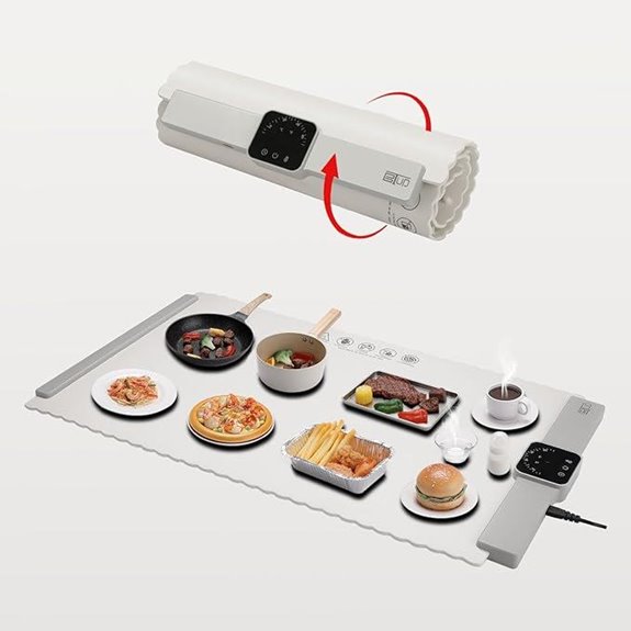 Electric Warming Tray with Adjustable Temperature