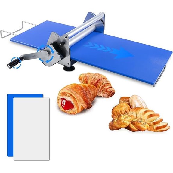 Folding Dough Roller Machine with Adjustable Thickness