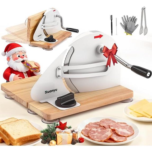 adjustable manual bread slicer