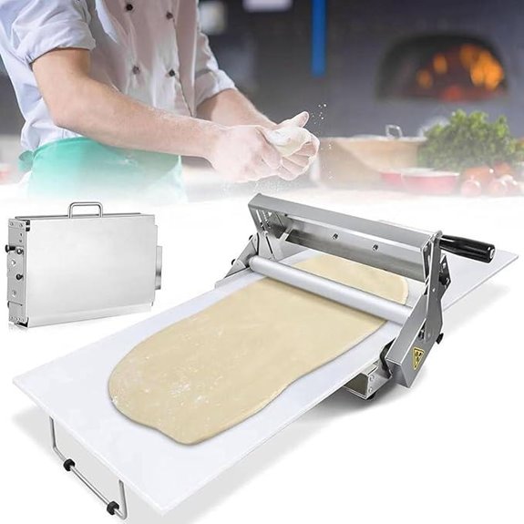 Manual Dough Sheeter Machine with Adjustable Thickness