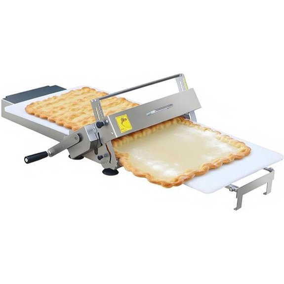 Folding Stainless Steel Dough Sheeter with Adjustable Thickness