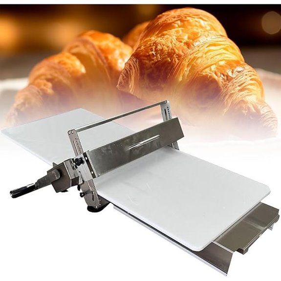 Croissant Dough Laminator Adjustable Stainless Steel Sheeter