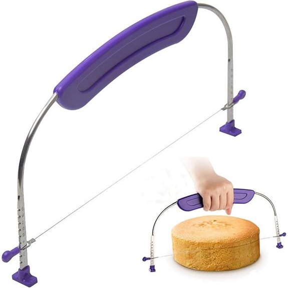 Stainless Steel Adjustable Cake Slicer and Leveler