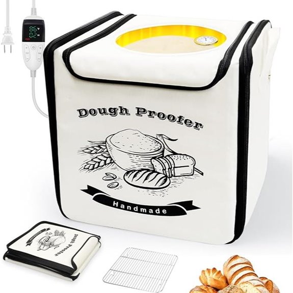 Homelove Folding Bread Proofing Box with Temp & Timer
