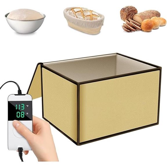 Versatile Dough Proofer with Adjustable Temperature and Timer
