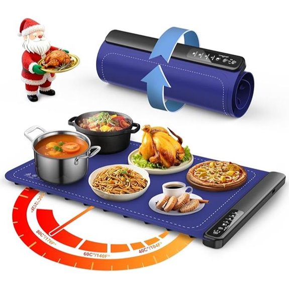 Warming Food Mat with Adjustable Temperature