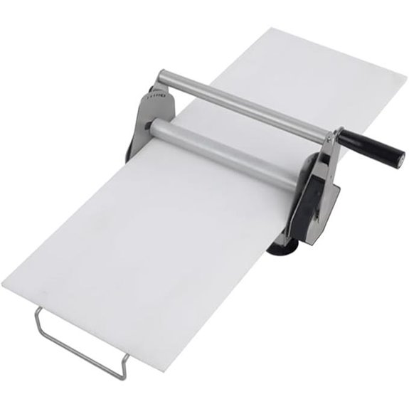 Compact Manual Dough Sheeter with Adjustable Thickness