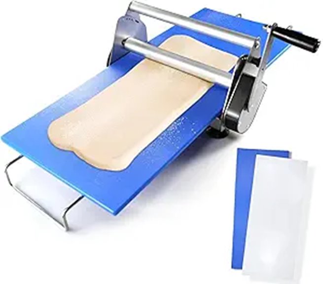 Folding Dough Sheeter with Adjustable Thickness