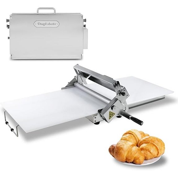Folding Dough Sheeter with Adjustable Thickness