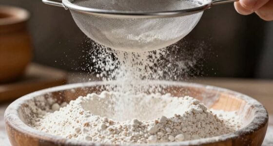air incorporates into flour