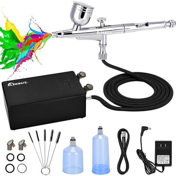 Slskbut Airbrush Kit with Compressor for Art